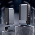 Baseus multifunkční HUB 3x USB 3.2 Gen 1 / 2x USB 2.0 / 2x USB Type C / čtečka karet SD a micro SD /