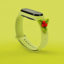 Hurtel kellarihm Xmas Xiaomi Mi Band 6/5 Mistletoe, roheline