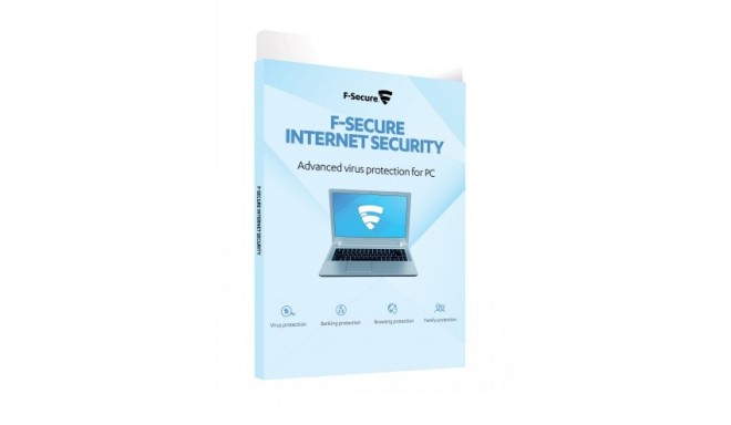 F-SECURE INTERNET SECURITY ATTACH (1YEAR, 3 USERS), E-KEY