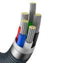 Baseus Crystal Shine Series kabel USB kabel pro rychlé nabíjení a přenos dat USB typu C - Lightning 