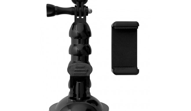 GoPro přísavka pro sportovní kamery GoPro, DJI, Insta360, SJCam, Eken + adaptér na smartphone (přísa