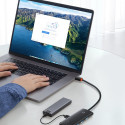 Baseus Lite Series HUB 4-Port (USB-A to 4xUSB-A 3.0) 0.25m black (WKQX030001)