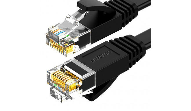Ugreen NW102 50177 Flat LAN Ethernet Cat. 6 Network Cable 8m - Black