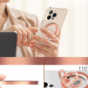 Kingxbar Katie series stylish magnetic holder stand for smartphone pink