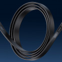 Baseus high Speed Six types of RJ45 Gigabit network cable (flat cable)15m Black