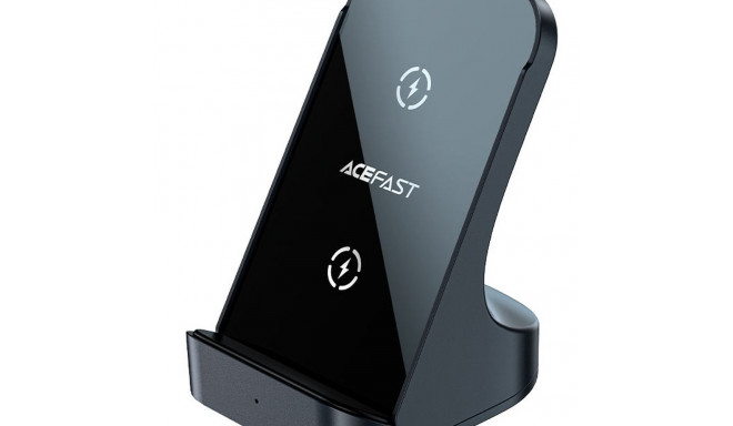 Acefast E14 wireless 15W inductive charger for iPhone - gray