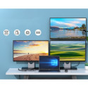 Choetech multifunctional HUB with display 12in1 USB-C to USB-C / USB-A / HDMI / VGA / AUX / SD / TF 