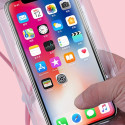 Vodotěsné pouzdro na telefon 115 mm x 220 mm bazénová plážová taška černá