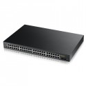 48-port GbE (24 ports are supporting PoE, 170