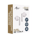 Bluetooth earphones TWS ART AP-TW-B4W with microphone for Type C black