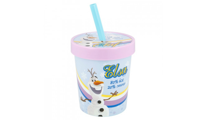 Frozen - Kubek do lodów ze słomką 560 ml