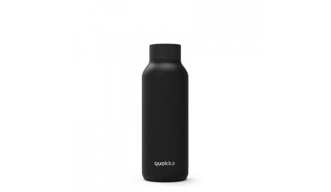 Quokka Solid - Butelka termiczna ze stali nierdzewnej 510 ml (Jet Black)