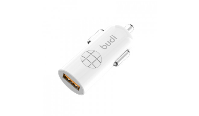 Budi - Ładowarka samochodowa USB, 18W, QC3.0 (Biały)