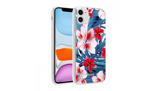 Crong Flower Case – Etui iPhone 11 (wzór 03)