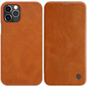 Nillkin Qin Leather Case - Case for Apple iPhone 12 Pro Max (Brown)