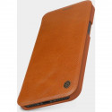 Nillkin Qin Leather Case - Case for Apple iPhone 12 Pro Max (Brown)