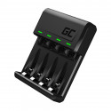 Green Cell GC VitalCharger Ni-MH AA and AAA battery charger with Micro USB and USB-C port