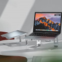 Crong laptop stand AluBench Aluminum, silver