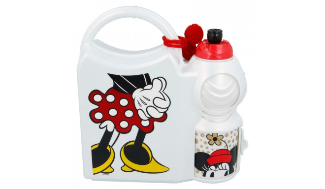 Minnie Mouse - Zestaw lunchbox i bidon 400 ml