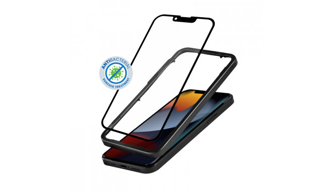 Crong Anti-Bacterial 3D Armour Glass – Szkło hartowane 9H na cały ekran iPhone 13 mini + ramka insta