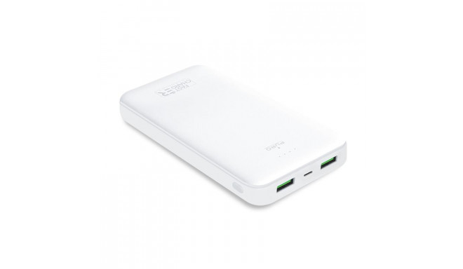 PURO White Fast Charger Power Bank – Power bank dla smartfonów i tabletów 20000 mAh, 2xUSB-A + 1xUSB