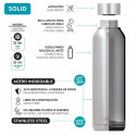 Quokka Solid Kids with strap - Stainless steel double wall vacuum insulated water bottle, portable t