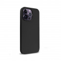 Crong Color Cover Liquid Silicone Case for iPhone 14 Pro Max (Black)