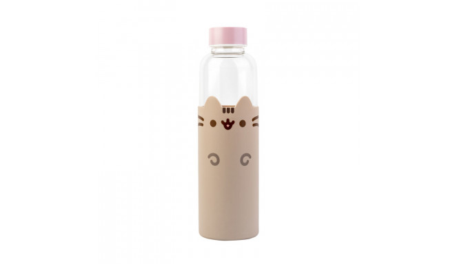 Pusheen - Butelka na wodę ze szkła 500 ml