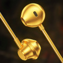 WEKOME YC05 Sakin Series - 3.5 mm jack wired headphones (Gold)