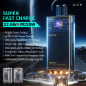 WEKOME WP-323 Vanguard Series - Power bank 10000 mAh Super Charging with integrated USB-C & Lightnin WEKOME WP-323 Vanguard Series - Power bank 10000 mAh Super Charging with integrated USB-C & Lightnin