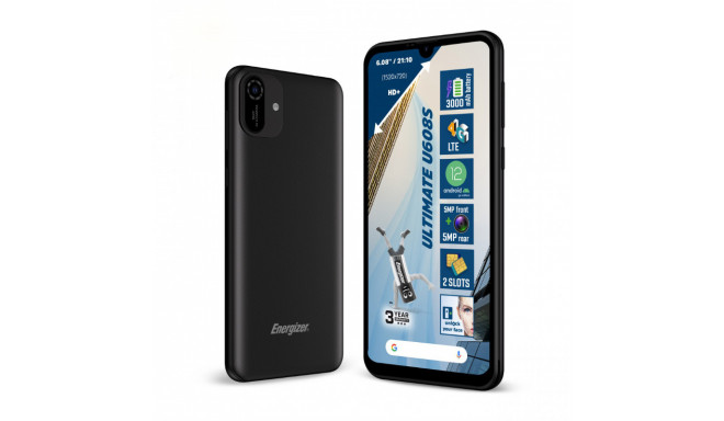 Energizer Ultimate U608S - Smartfon 2GB RAM 32GB 6,08" 4G LTE Dual Sim EU (Czarny)