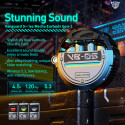 WEKOME VB05 Vanguard Series - Wireless Bluetooth V5.3 TWS headphones with charging case (Red)