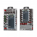WEKOME WP-319 Vanguard Series - Power bank 10000 mAh Super Charging PD 20W + QC 22.5W (Black / Trans