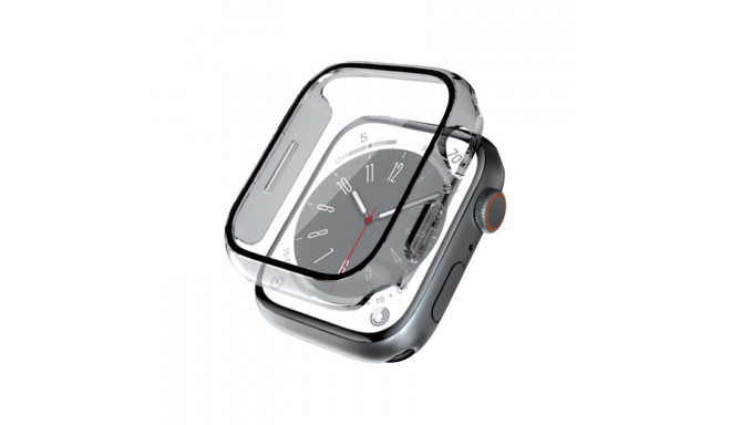Crong Hybrid Watch Case - Etui ze szkłem Apple Watch 41mm (Clear)