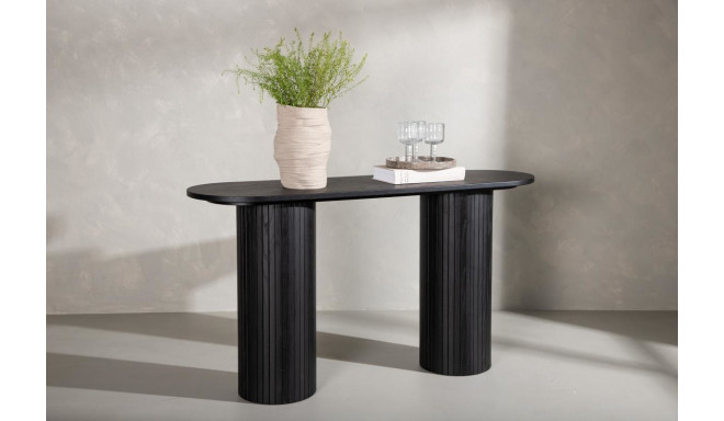 Konsoollaud Bianca, must