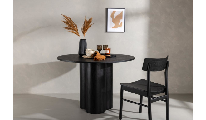 Söögilaud Olivia, must