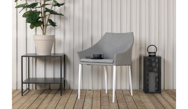 Söögitool Limhamn, valge/hall