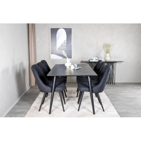 Söögitoa komplekt Dipp&Velvet Deluxe 6 tooli