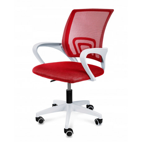 Kontoritool SMART punane/valge