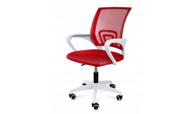 Kontoritool SMART punane/valge