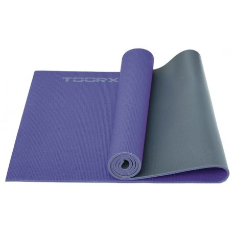 Yoga mat Toorx MAT177 PVC 173x60x0,6 PVC Purple/ Grey
