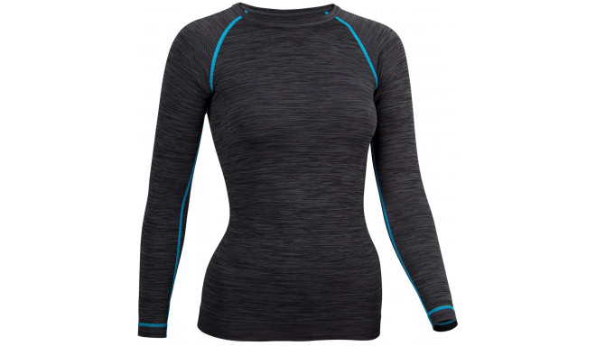 Thermo shirt for women AVENTO 0771 40 Black/Aqua