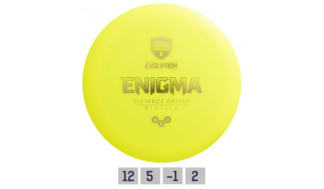 Discgolf DISCMANIA Distance Driver NEO ENIGMA Evolution 12/5/-1/2 Yellow