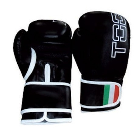 Boxing gloves TOORX LEOPARD BOT-001 8oz black eco leather