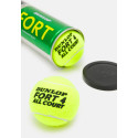 Tennis balls Dunlop FORT ALL COURT TS Premium 4-tin ITF