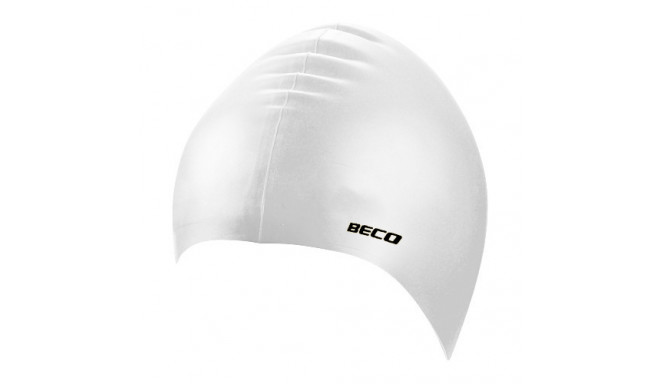 BECO Silicone swimming cap 7390 1 white