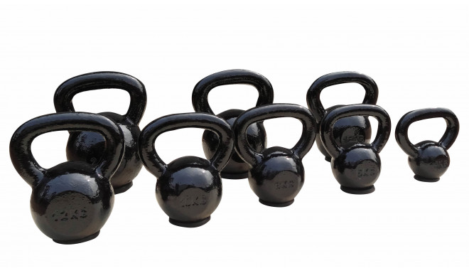 Kettlebell cast iron with rubber base TOORX 10kg