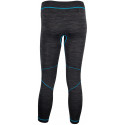 Thermo pants for women AVENTO 0774 38  Black/Aqua