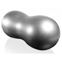 Gym Ball oval 84x36x36cm GYMSTIC 62003 silver