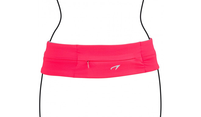 Sports Belt AVENTO 21PR L Fluorescent pink/Black/Silver